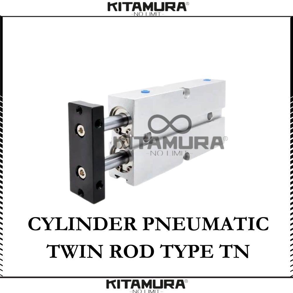 TN 25x75 Pneumatic Cylinder Twin Rod / Cylinder Pneumatic TN 25 Bore x 75 Stroke