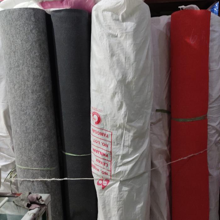 Terlaris karpet Bludru polos meteran Bintang [ 1roll ] Nestara Shop