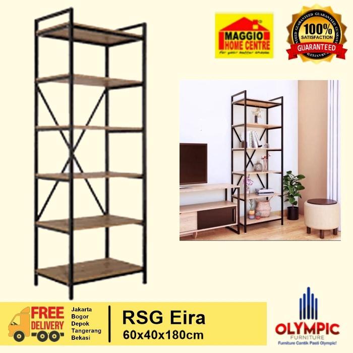 RAK DISPLAY - RAK PAJANGAN - LEMARI BUKU RSG EIRA - OLYMPIC