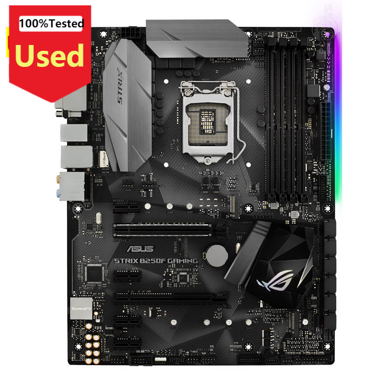 Asus ROG STRIX B250F GAMING Desktop Motherboard Socket LGA 1151 DDR4 B250 SATA3 USB3.0 Motherboard