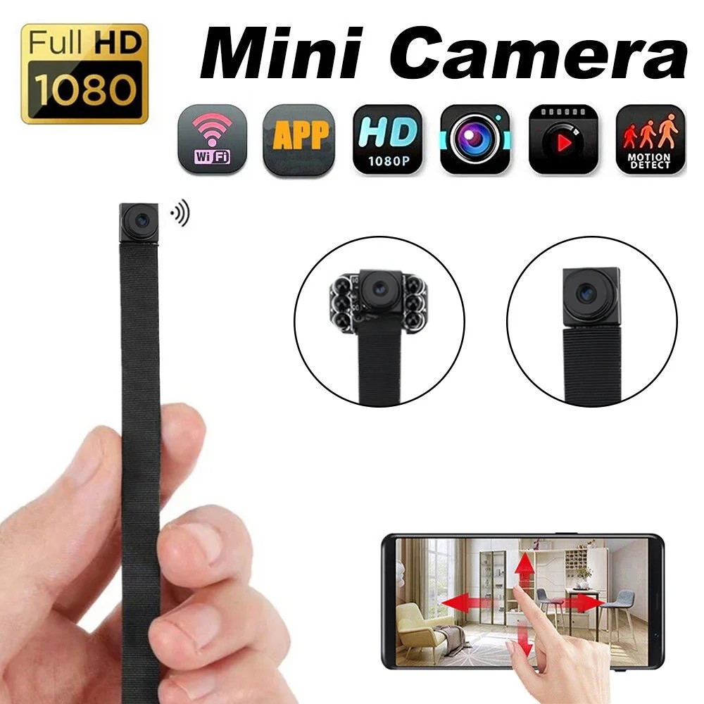 HD1080P Wifi Mini Camera DIY Portable Small Cam Micro Camcorder P2P Wireless Webcam Loop Recording