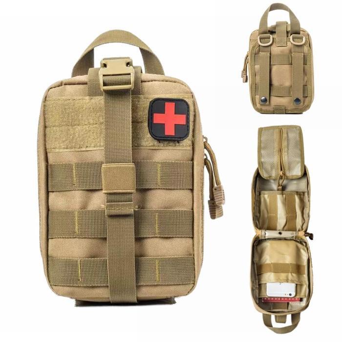 TAS MEDIS OBAT P3K FIRST AID KIT MEDICAL TRAVEL BAG ARMY