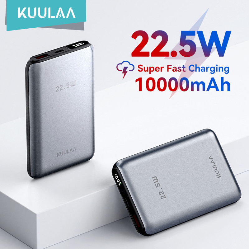 Kuulaa Power Bank 10000Mah Portable Charger Powerbank 22.5W Fast Charging External Battery For 16 15