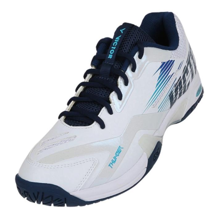 READY New Sepatu Badminton Victor Thunder AB (White / Putih)