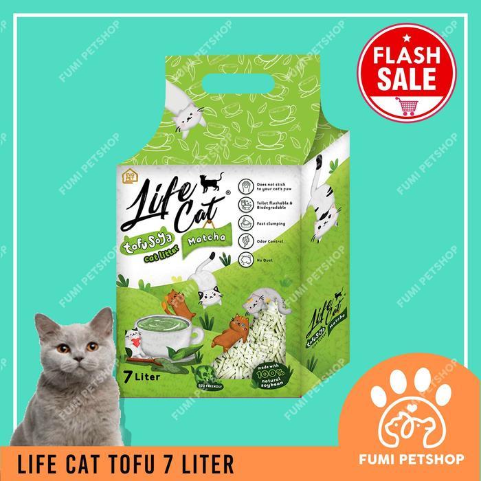 PASIR TOFU KUCING SOYA LIFE CAT TOFU 7 LITER - PASIR TOFU 7 LITER