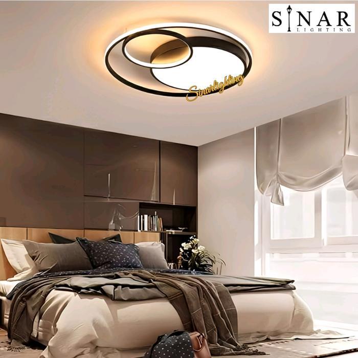 LAMPU PLAFON MINIMALIS LED 3 WARNA CAHAYA