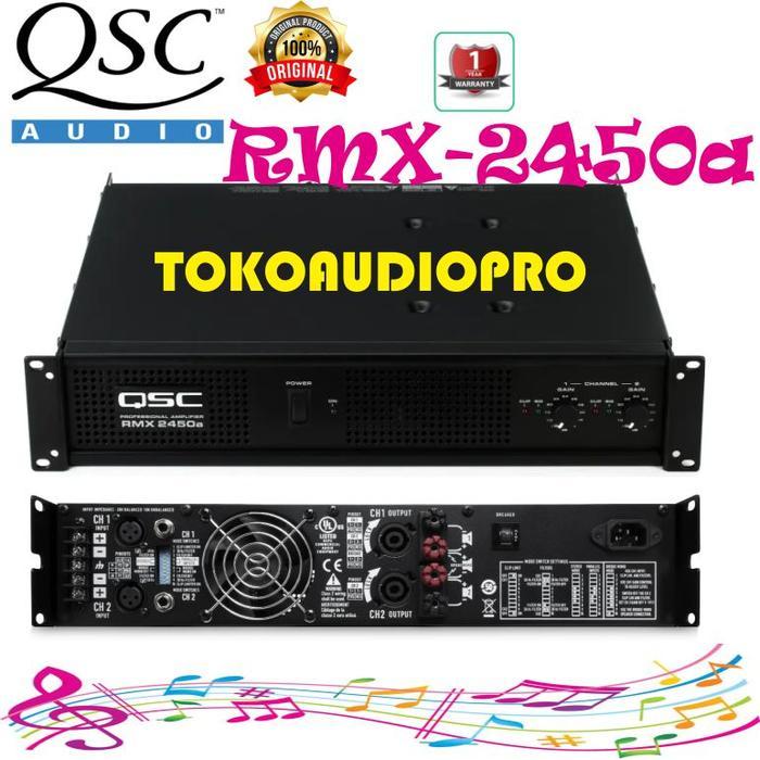 Qsc Rmx 2450A Power Amplifier Qsc Rmx2450 Original Co