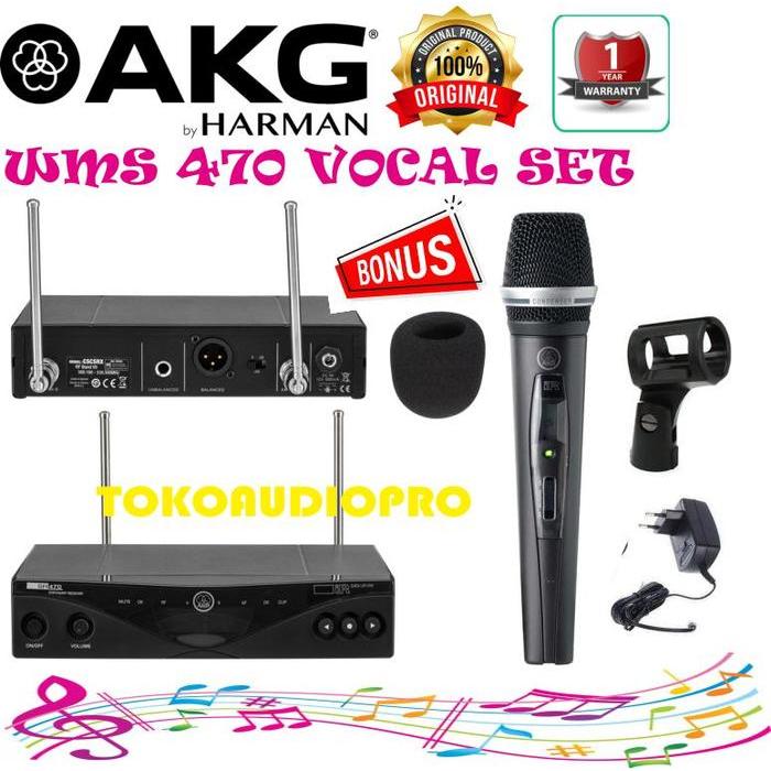 Akg Wms 470 Vocal Set Wireless Microphone Systemhandheld Microphone Co
