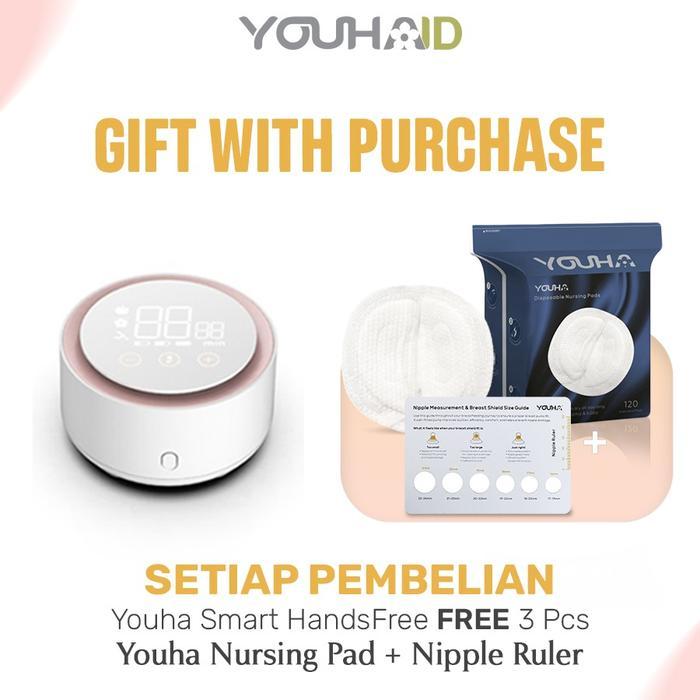 YOUHA SMART HANDSFREE / Pompa Asi Elektrik Ganda / Double Handsfree breast pump / Pumping asi