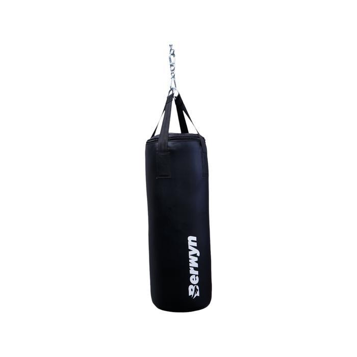 AZKO Berwyn Samsak Tinju - Hitam Punching Bag Perlengkapan Bela Diri Peralatan Boxing Dan Muaythai