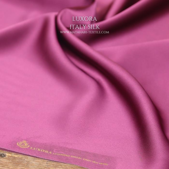 Kain Satin Premium Luxora Shantung Bridal Silk (Lebar 1.5M) - Cocok untuk Dress Pesta atau Wedding -