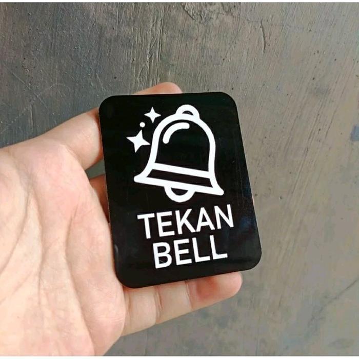 "New" Akrilik Tekan Bell/Sign Akrilik Tekan Bell