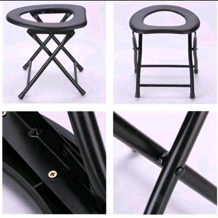 KURSI TOILET WC DUDUK PORTABLE UNTUK IBU HAMIL DAN ORANG TUA DEWASA BESI TOILET