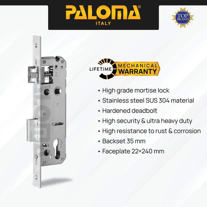 Paloma Smart Lock Kunci Pintu Digital Slim Door Frame Aluminium Smart Door Lock Smart Home Kunci