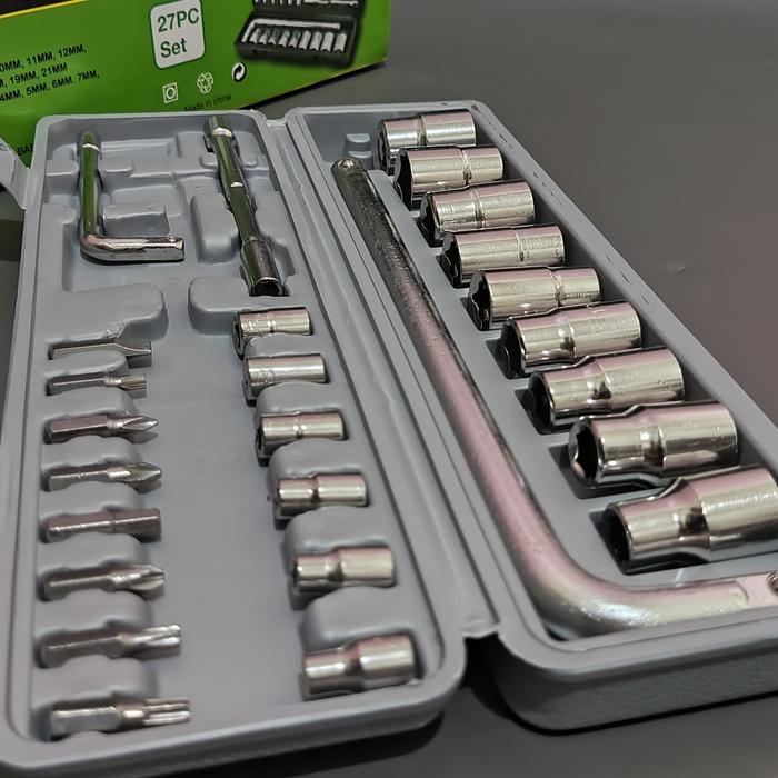 Victory Kunci Sok Set Isi 27 Pcs Kunci Shock Socket Set 27pcs Ready Kunci Shock Tekiro Komplit