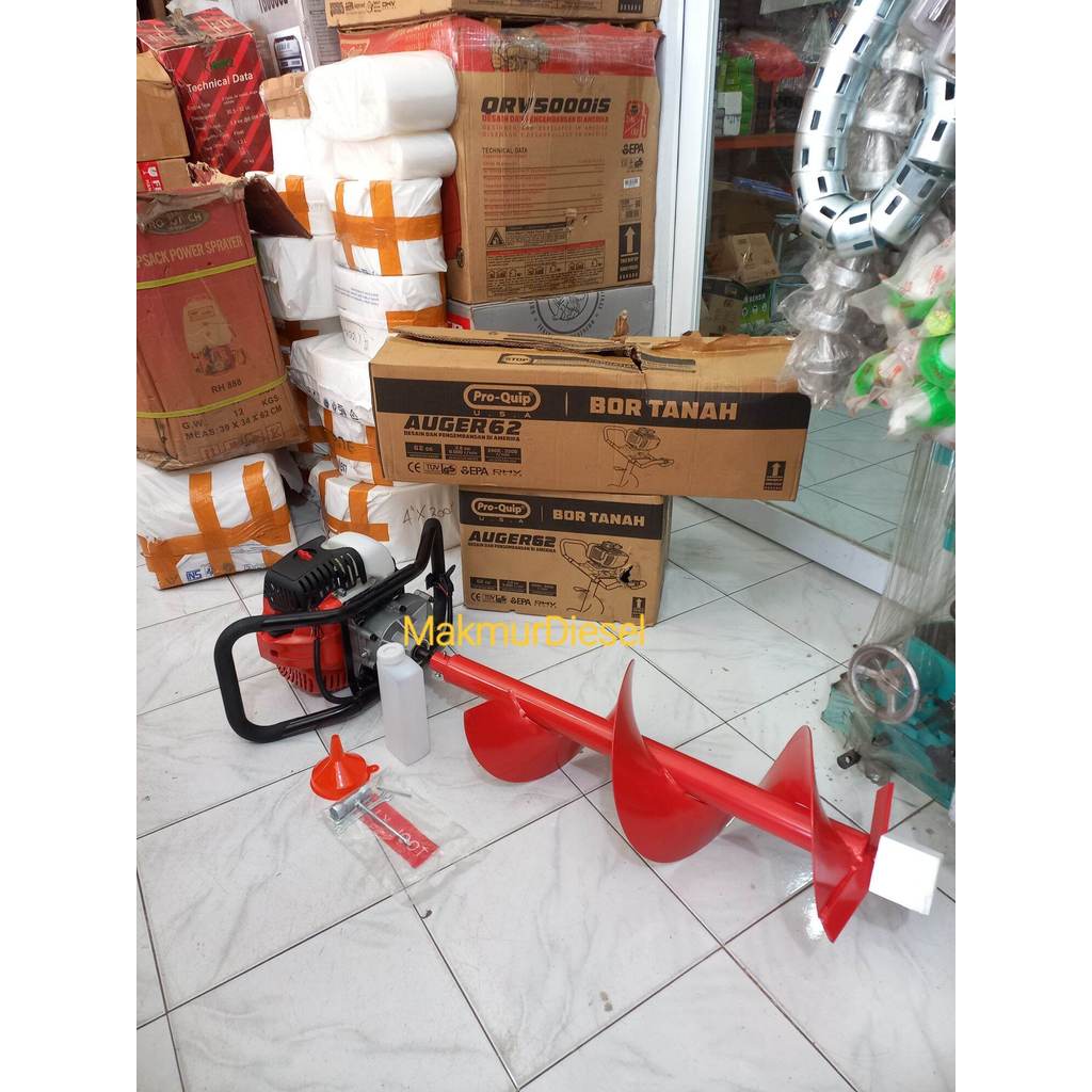 PROQUIP Mesin Bor Tanah 25cm AUGER 62