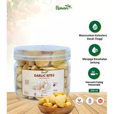 Keripik Bawang Putih Himari Garlic Bites Snack Cemilan Sehat