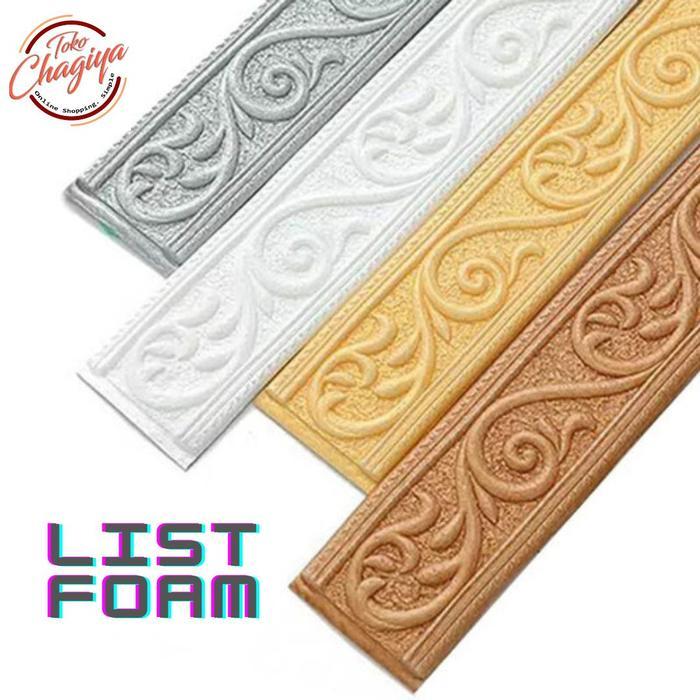 List Dinding Wallpaper 2,3 meter / Wallborder Foam 3D /Wallpaper List Foam Stiker Dinding