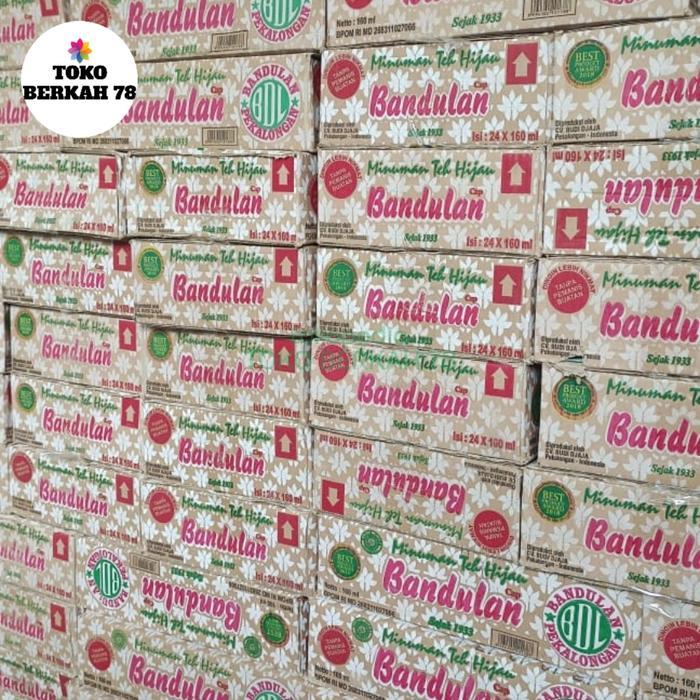 Teh Bandulan Gelas / Teh Hijau Bandulan Gelas 180 Ml ( Karton ) Promo