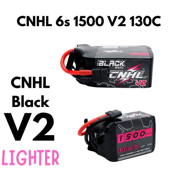 CNHL BLACK SERIES 1500MAH 22.2V 6S 130C LIPO BATTERY