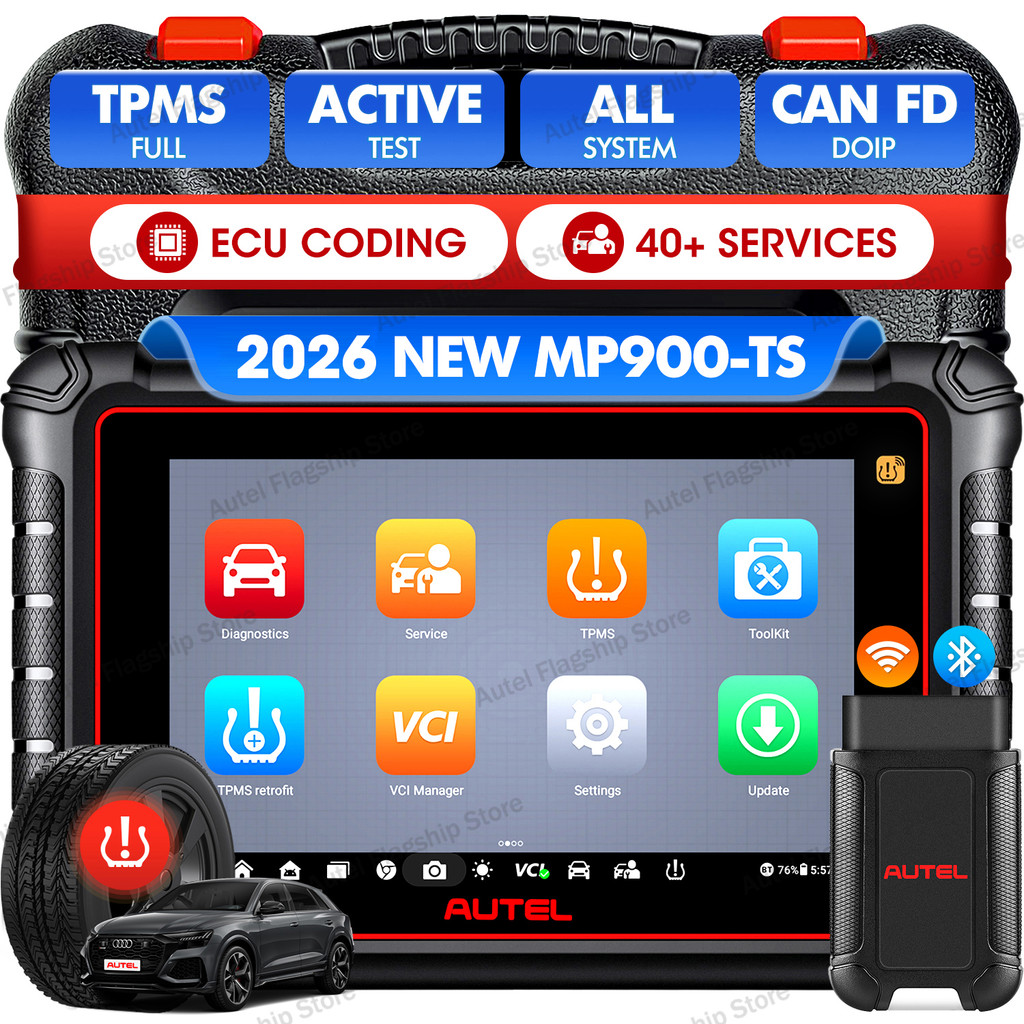 BAHANA Autel MaxiPRO MP900TS Auto TPMS Diagnostic Tools MP900-TS automobile OBD2 Scanner CAN-FD&DOIP