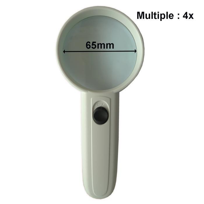 Kaca Pembesar Lup Lampu Led Dengan Lampu Led Dan Pembesaran 4X