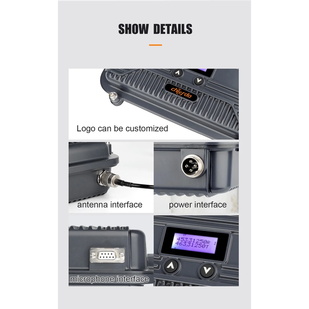 Hot Sale DMR Digital Mini Duplex UHF / VHF 10W Two Way Radio Portable Repeater Talk Range 20KM