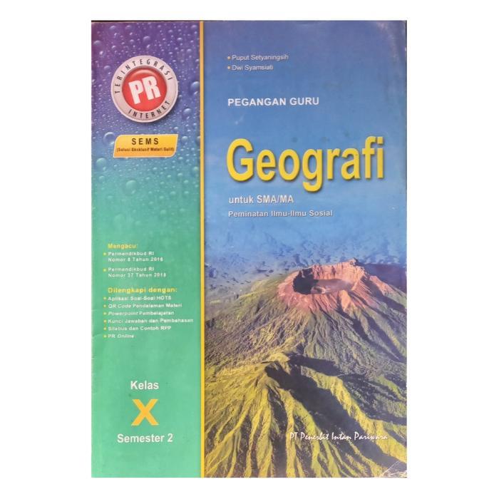 SIAPKIRIM Buku PR Pegangan Guru Geografi 10 SMA Penerbit Intan Pariwara READY STOCK