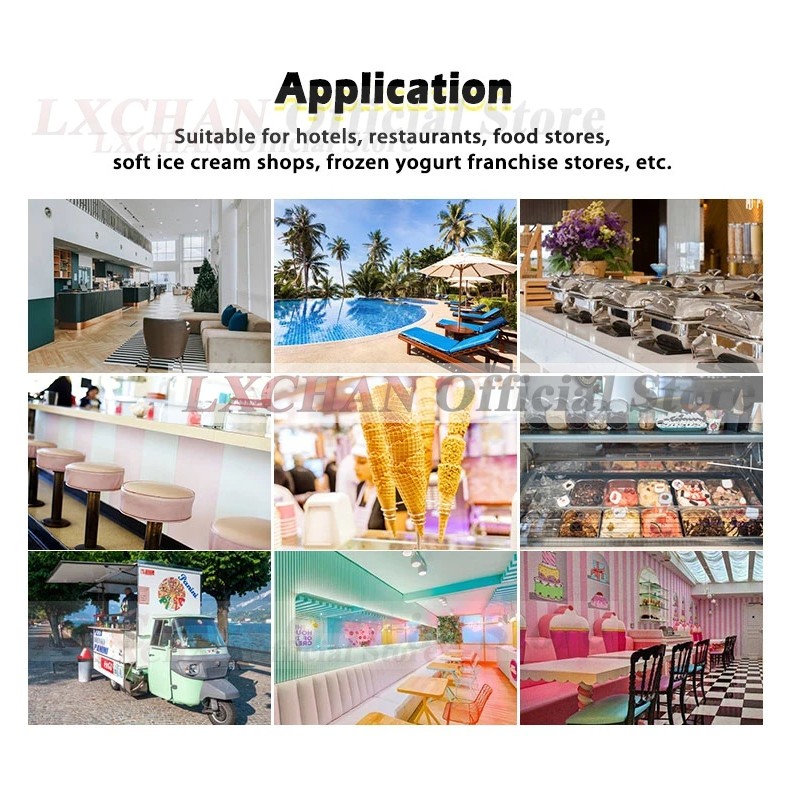 HomeWise Speed Adjust Flurry Ice Cream Blender Maker DIY Kinds of Flurry Ice Cream Mixer Machine