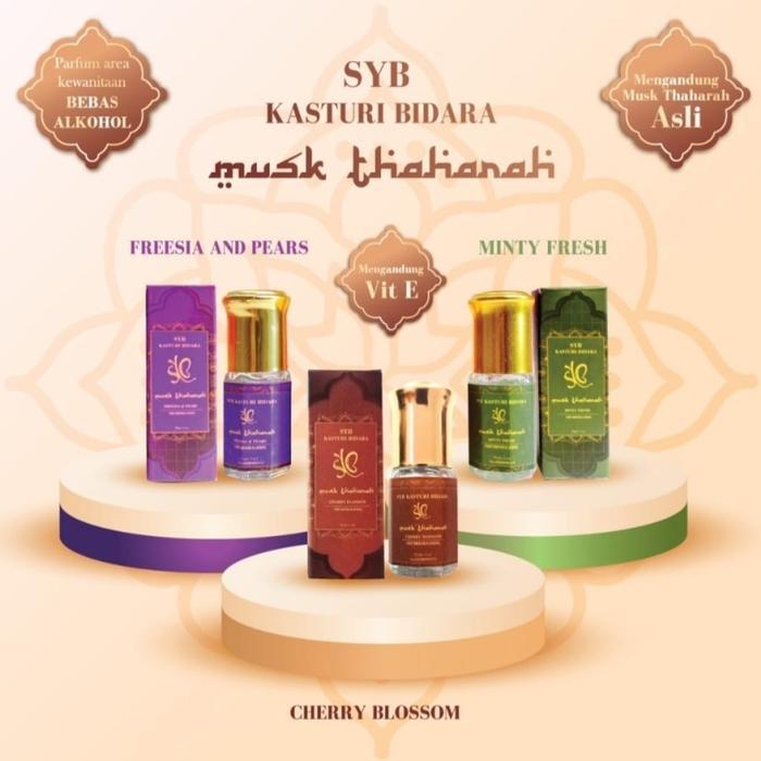 PARFUM KASTURI BIDARA MUSK THAHARAH BY SYB MINYAK WANGI AREAKEWANITAAN