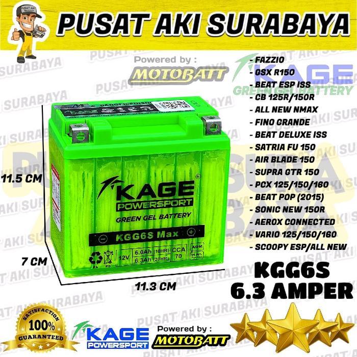 PUSAT AKI SURABAYA AKI KERING TERBAIK MOTOBATT MTZ6S GEL AKI MOTOR HONDA VARIO LED 150 VARIO 125 NEW