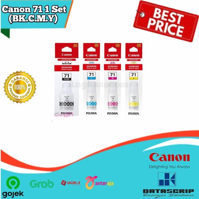 Tinta Canon Gi-71 -1 Set- Tinta Canon G1020 G2020 G3020 G3060 Original