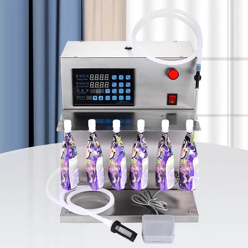 CNC Automatic Spout Pouch Filling Machine for Soy Milk Noodle Soup Herbal Liquid Liquid Food Packing