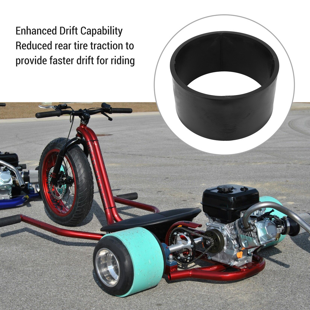 Go Kart Drift Tire Sleeve Go Kart PVC Tire Sleeve Easy Installation 11x7.10-5 Traction Reduction