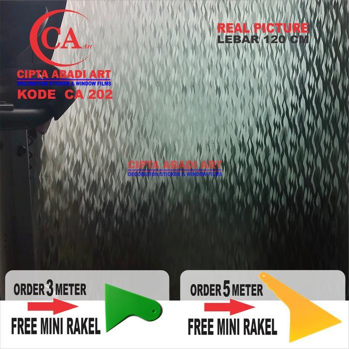 STIKER KACA MOTIF AIR TERBARU