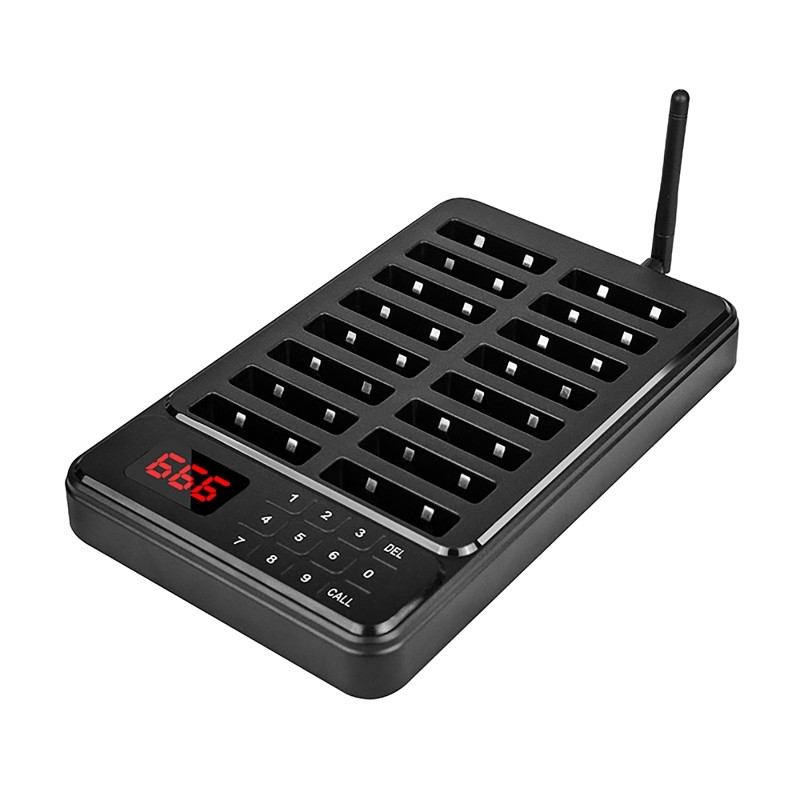 Wireless Restaurant Pager System Touch Panel Wireless Calling System for Coffee Shop Restaurant