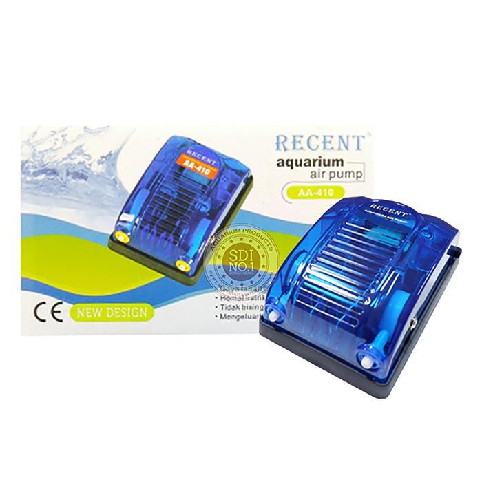 Pompa Aerator Recent AA-410 2 Output untuk Aquarium