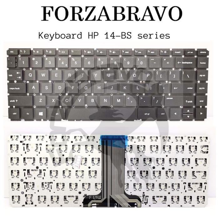 keyboard Laptop HP 14-bs709tu 14-bs710tu Black - original new bergaransi