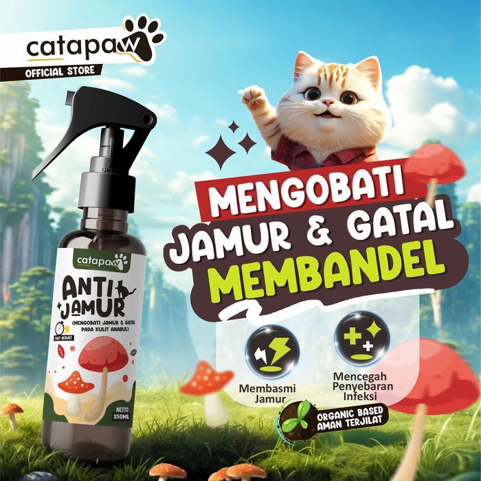 CATAPAW Obat Jamur Kucing Anjing Penghilang Jamur Kucing Spray