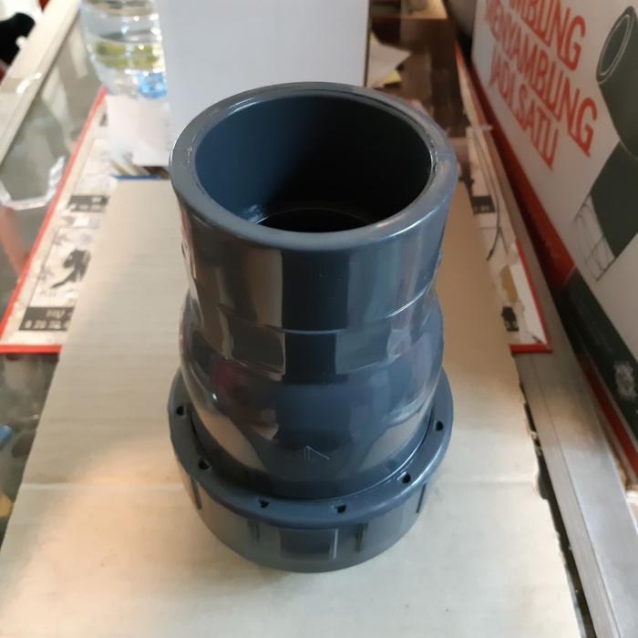 Ball Check Valve Hershey 1 1/2" Inch 1.5" 1,5" Taiwan Pvc Polos/ Drat