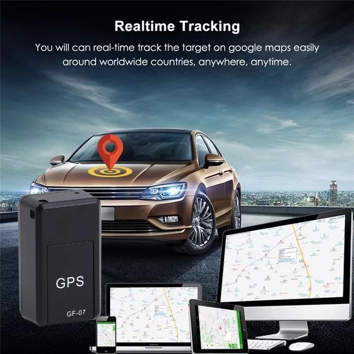 GPS Mobil Tracker Tanpa Kabel with Voice Recording GF07