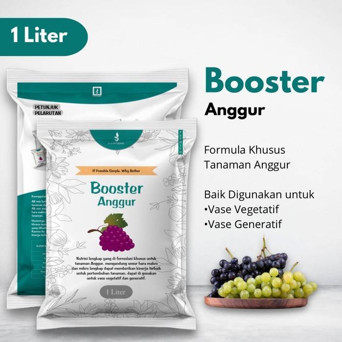 Stok Baru Nutrisi AB Mix Anggur LA Nutrient Booster Anggur 1 Liter Pekatan Untuk Vegetatif Dan