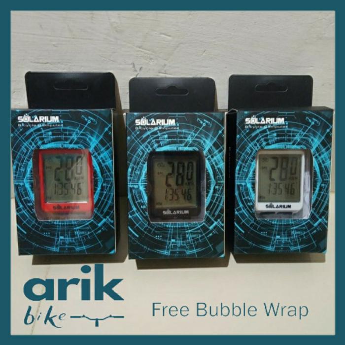 SPEEDOMETER SEPEDA WIRELESS SOLARIUM DIGITAL