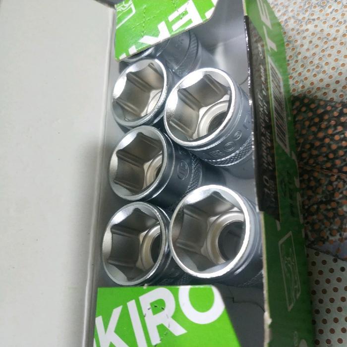 "New" Kunci sok Tekiro ecer - ukuran 8-24 mm - socket Tekiro DR 1/2 inchi