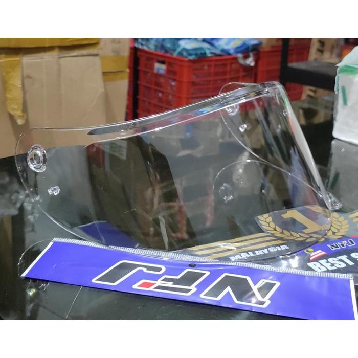 Kaca visor Flat Helm fullface KYT VENDETTA IRIDIUM / Visor KYT Vendetta 2 / Flat Visor Iridium