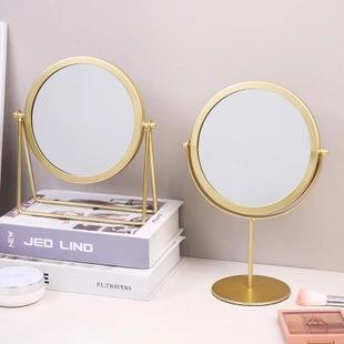 Standing Mirror Cermin Nordic Gold Kaca Rias Vintage Cermin Retro