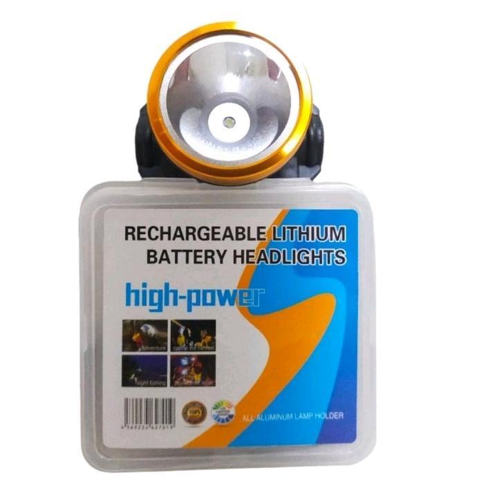 "New" SENTER KEPALA FOKUS 80 WATT / SENTER KEPALA BATERAI CAS 715 / SENTER KEPALA BATERAI LITHIUM