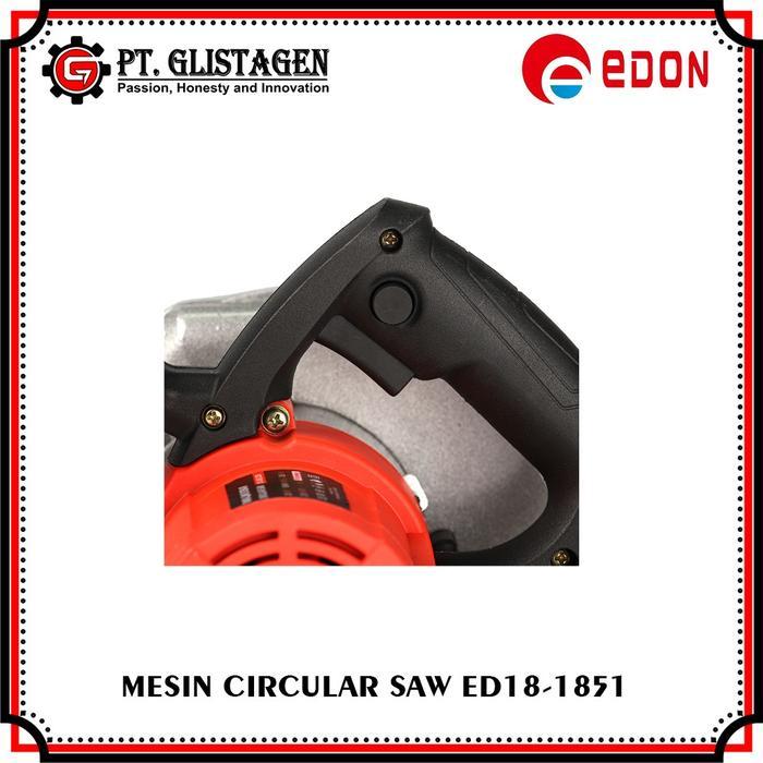 Edon ED18-1851 Mesin Circular Saw Gergaji Potong Kayu Gergaji Listrik Circle 7" EDON