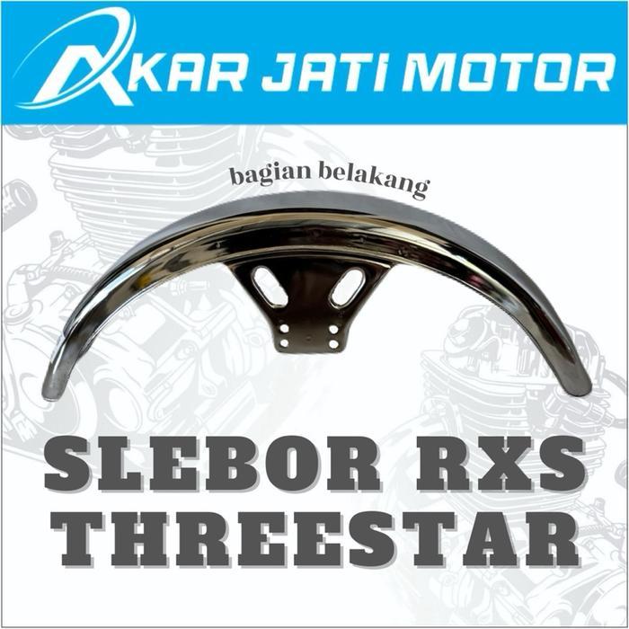 SLEBOR RXS THREESTAR ANTI NYIPRAT TEBAL PNP SKOK NINJA SPAKBOR BESI CHROME Motor Motorcycle