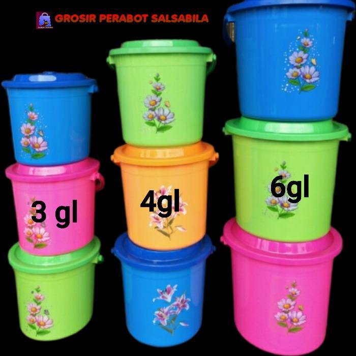 Ember Plastik Shinpo 3G 4G 6G Deluxe Tutup Gagang Plastik